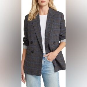 Madewell Rosedale Plaid Blazer